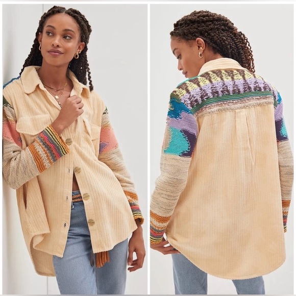 Anthropologie Pilcro Easygoing Corduroy Shirt Jacket 
Size XS - Picture 1 of 14